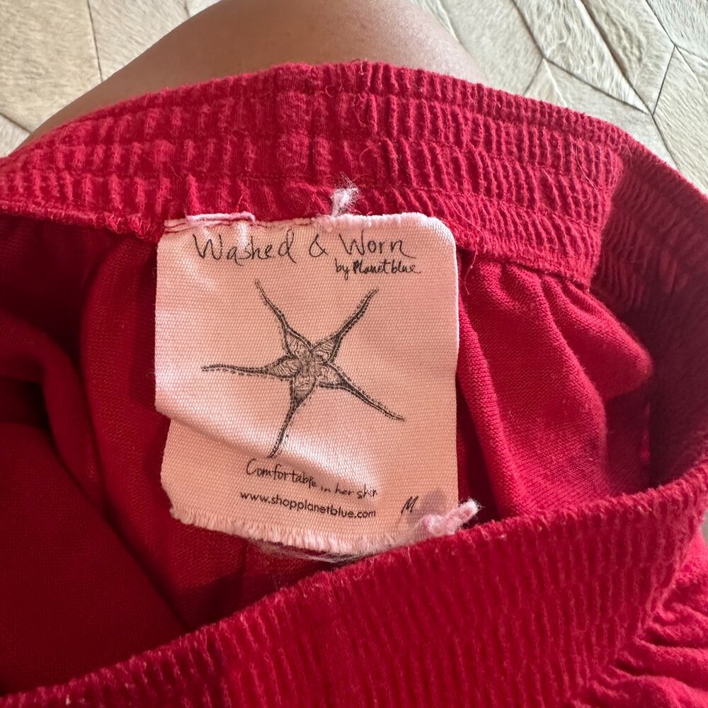 Washed & Worn by planet blue shorts